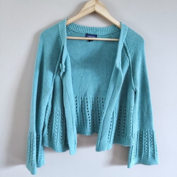 Sonoma Lifestyle Button Front Knit Cardigan Medium - Picture 6 of 9